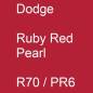 Preview: Dodge, Ruby Red Pearl, R70 / PR6.